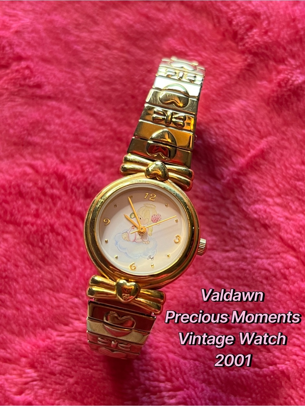 Precious Moments Gold-tone Women's Vintage Watch 2001